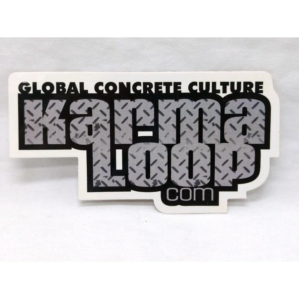 Global Concrete Culture Karma Loop Sticker 4